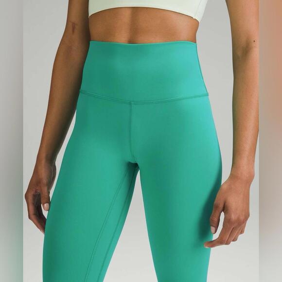 🆕💚 Lululemon Align HR Pant 24” Asia Fit - Kelly Green - Picture 2 of 9